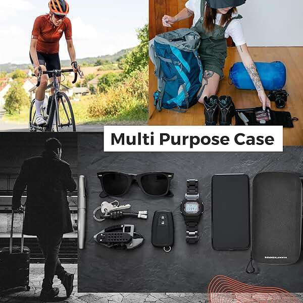 MAMMOTH EMPIRE Cycling Wallet & Waterproof Phone Pouch — Rain-Resistant Bike Jersey Pocket Organizer with YKK Zippers | Cards, Cash, Keys & Tool Pouch for Road, MTB, Gravel, EDC & Travel, Black - Image 2