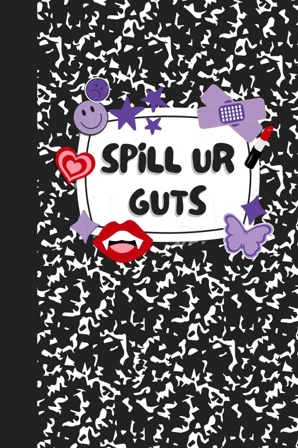 Spill ur guts 6"x9" Journal - 100 lined pages: For keeping track of all your bad ideas - Image 1