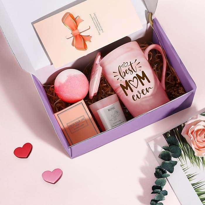 Gifts for Mom, Wife, Grandma, Sister, Friends: Unique Birthday Gifts Baskets Set for Personalized Best Mom from Daughter Son, Spa Presents for Christmas, Birthday, Valentines, Mothers Day - Image 6