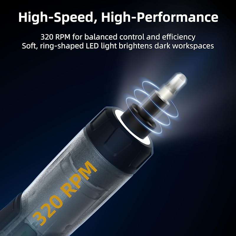iFu Cordless Electric Screwdriver Kit, 3-Speed 3.5N.m Power Tool | Need a reliable tool for home repair? This 2000mAh electric screwdriver with 12 S2 bits handles furniture assembly easily. - Image 4
