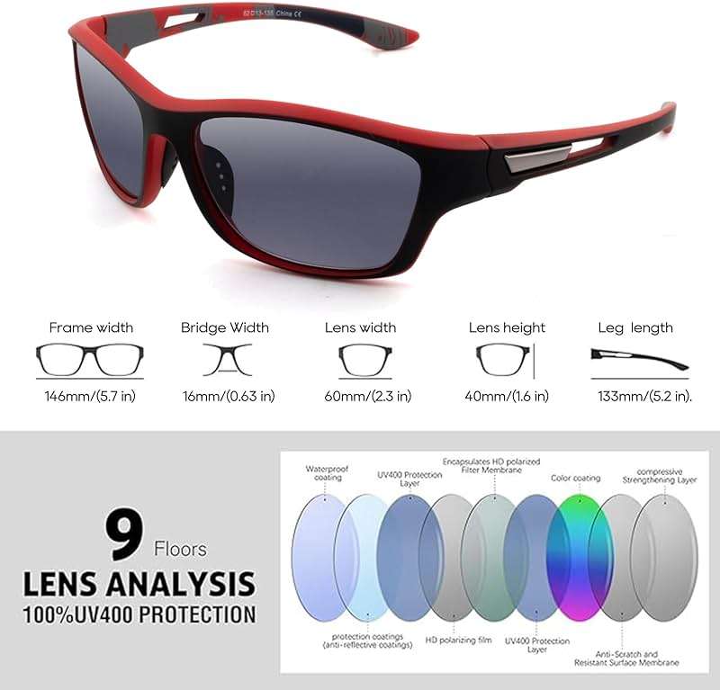 HIYANJN Reading Sunglasses for Men Women Outdoor Running Cycling Fishing Sport Full Frame Sun reader UV 400 Protection - Image 4