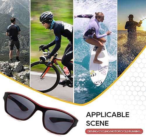 HIYANJN Reading Sunglasses for Men Women Outdoor Running Cycling Fishing Sport Full Frame Sun reader UV 400 Protection - Image 6