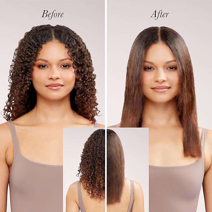L'ANGE HAIR Mane Pass Straightening Hot Brush | Hair Straightening Brush with Ceramic Bristles & Negative Ion Technology | Adjustable Temp | Auto Shut-Off & Dual Voltage | (Blush) - Image 5