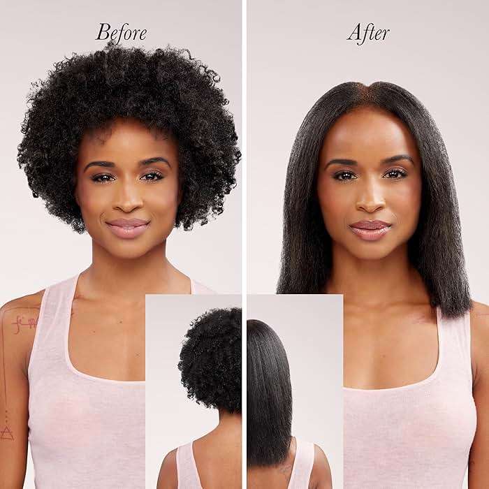 L'ANGE HAIR Mane Pass Straightening Hot Brush | Hair Straightening Brush with Ceramic Bristles & Negative Ion Technology | Adjustable Temp | Auto Shut-Off & Dual Voltage | (Blush) - Image 6