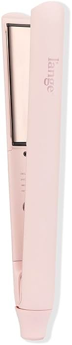 L’Ange Hair Straight Forward Titanium Flat Iron | Professional 2-in-1 Hair Styling Iron | 1" Snag-Free Hair Straightener | Fast Heat-Up, Adjustable Temperature, Auto Shut-Off, Dual Voltage, Blush - Product Image