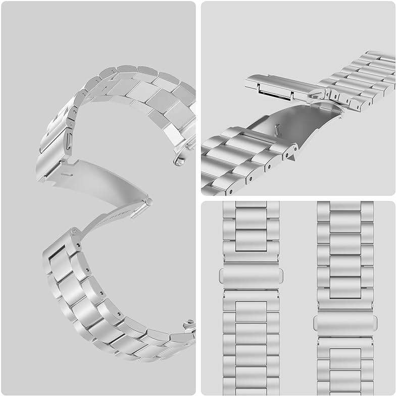 SPGUARD Metal Band Compatible with Samsung Galaxy Watch 7/8 Ultra 47mm (2025/2024), No Gap Stainless Steel Band Strap for Men Women Business, NOT for Other Models - Image 3