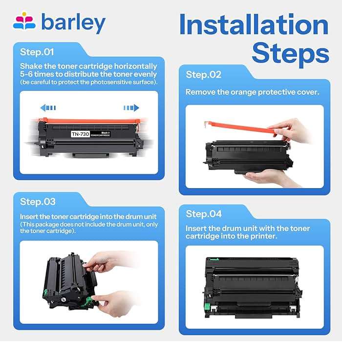 TN730 TN-730 Compatible TN-730 TN730 Toner Cartridge Black Replacement for Brother TN730 TN-730 DCP-L2550DW MFC-L2750DW MFC-L2710DW Toner Printer (2-Pack). - Image 6