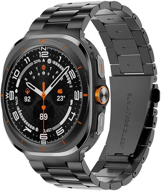 SPGUARD Metal Band Compatible with Samsung Galaxy Watch 7/8 Ultra 47mm (2025/2024), No Gap Stainless Steel Band Strap for Men Women Business, NOT for Other Models - Image 1