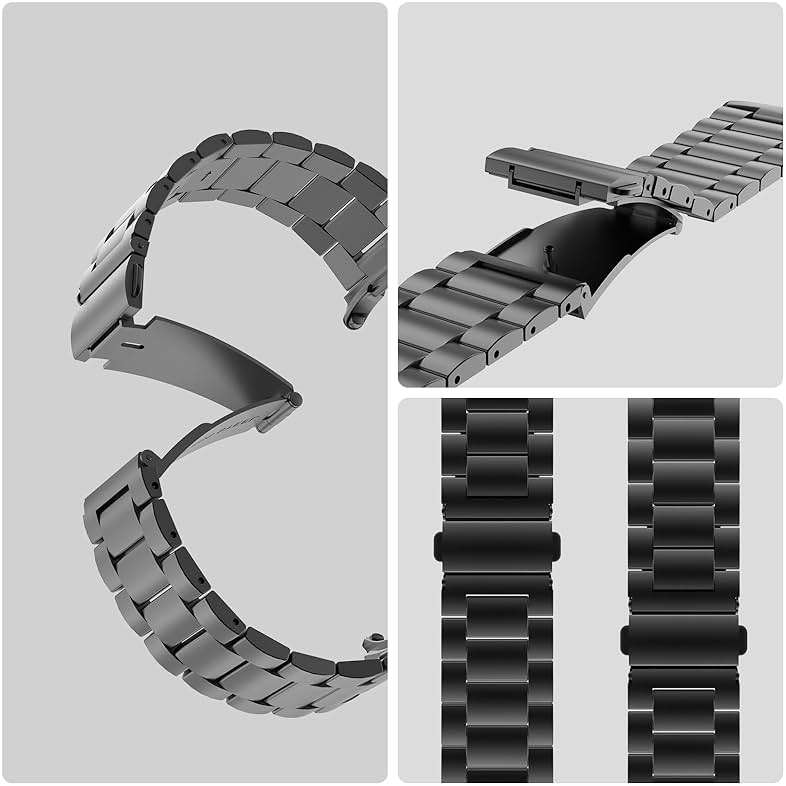 SPGUARD Metal Band Compatible with Samsung Galaxy Watch 7/8 Ultra 47mm (2025/2024), No Gap Stainless Steel Band Strap for Men Women Business, NOT for Other Models - Image 3
