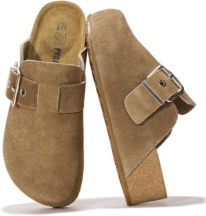 Project Cloud Clogs for Women Footwear - Memory Foam and Non-Slip Platform Wedges Heels for Women Mules & Clogs 2026 - Comfortable Stylish Slip-On with Adjustable Straps (Rhona) - Image 1