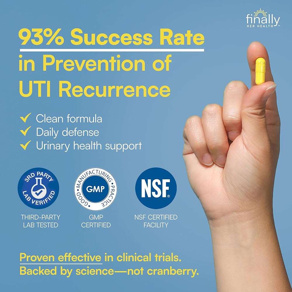 Protect+ Urinary Care Supplement for Women – Fast UTI Support & Prevention – Clinical Strength Formula with D-Mannose – Cleanse & Flush Urinary Tract – 60 Capsules for Comprehensive Urinary Health - Image 2