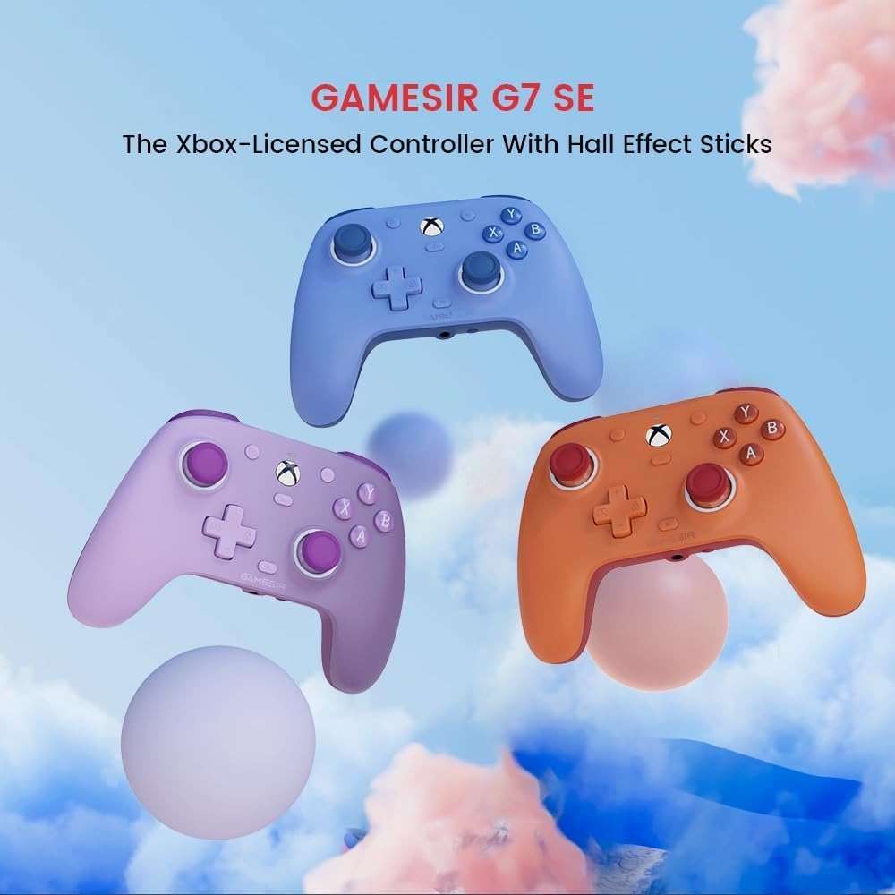 GameSir G7 SE Wired Controller for Xbox Series X|S, Xbox One & Windows 10/11, Plug and Play Gaming Gamepad with Hall Effect Joysticks/Hall Trigger, 3.5mm Audio Jack (Orange) - Image 9