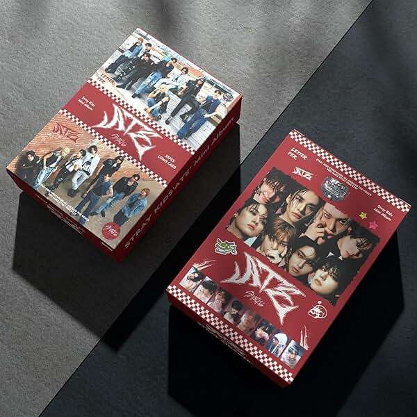KPOPBP Stray Kids ATE Album Photocards 55 PCS KPOP Photo Cards SKZ Album LOMO Card Set, Gift for Boys and Girls Merch, Red - Image 2