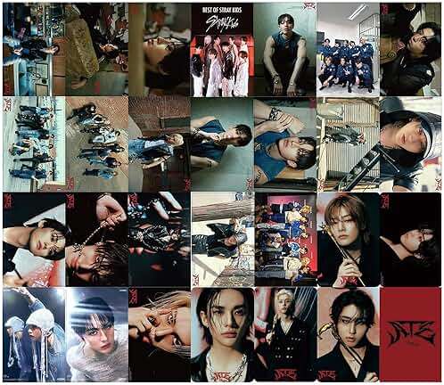 KPOPBP Stray Kids ATE Album Photocards 55 PCS KPOP Photo Cards SKZ Album LOMO Card Set, Gift for Boys and Girls Merch, Red - Image 7