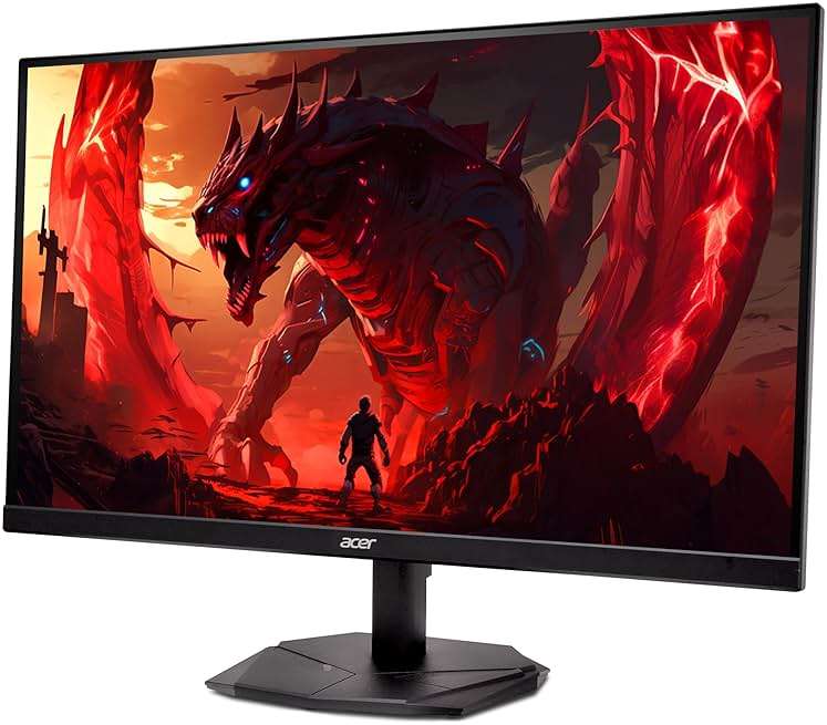 acer Nitro 27 Inch QHD 2560 x 1440 IPS Gaming Monitor | AMD FreeSync | Up to 180Hz Refresh | Up to 0.5ms | DCI-P3 95% | HDR 10 Support | One Display Port 1.2 & Two HDMI 2.0 | KG271U N3bmiipx - Image 9