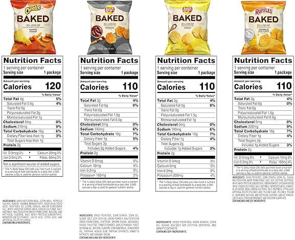 Frito-Lay Baked Variety Pack, 0.875 Ounce Snack Bags (Pack of 21) - Image 2