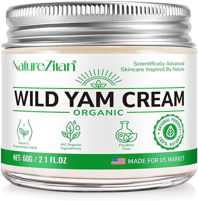 NATURE ZIRAN Wild Yam Cream - Wild yam Cream - Suitable for Relieving Symptoms During Periods of Physical Change - for All Skin Types 2.1floz - Product Image