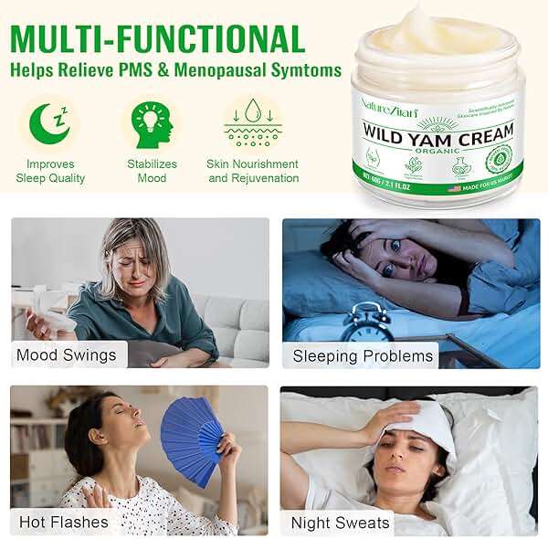 NATURE ZIRAN Wild Yam Cream - Wild yam Cream - Suitable for Relieving Symptoms During Periods of Physical Change - for All Skin Types 2.1floz - Image 8
