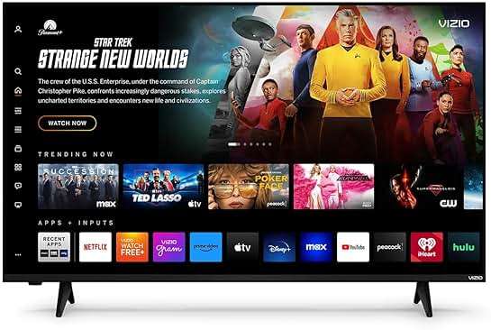 VIZIO 43 Inch FHD Smart TV Full Array LED, HDR10, Bluetooth Compatible, Works with AirPlay 2 and Chromecast Built-in, DTS Virtual X and HDMI VRR (VFD43M-0804) (Renewed) - Image 1