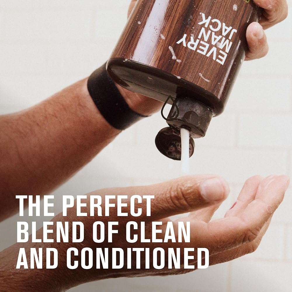 Every Man Jack 2-in-1 Daily Shampoo + Conditioner - Coconut & Driftwood | Nourishing For All Hair Types, Naturally Derived, Cruelty-Free Shampoo and Conditioner Set for Men | 24oz - 1 Bottle - Image 7