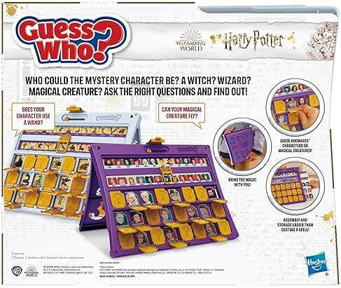 Guess Who? HARRY POTTER Edition Board Game | Ages 6 and Up | 2 Players | Fun Games for Kids and Preschoolers | Family Gifts (Amazon Exclusive) - Image 3