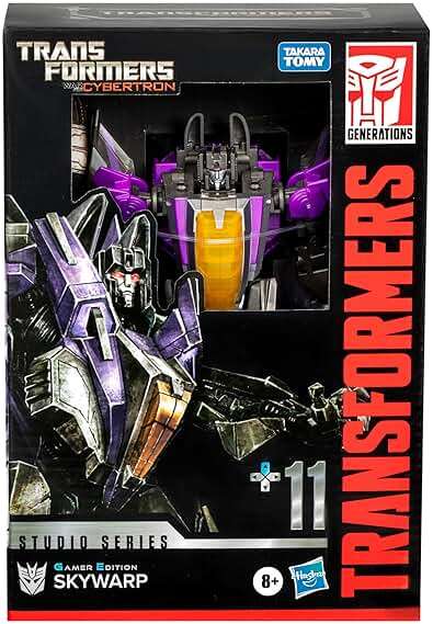 Transformers Toys Studio Series Voyager Class Transformers: War for Cybertron 11 Gamer Edition Skywarp, 6.5-inch Converting Action Figure, 8+ - Image 4
