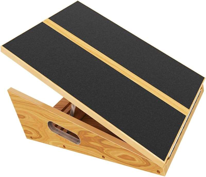 Professional Wooden Slant Board, Adjustable Incline Board and Calf Stretcher, Slant Board for Calf Stretching, Balance Stretch Board - Image 6