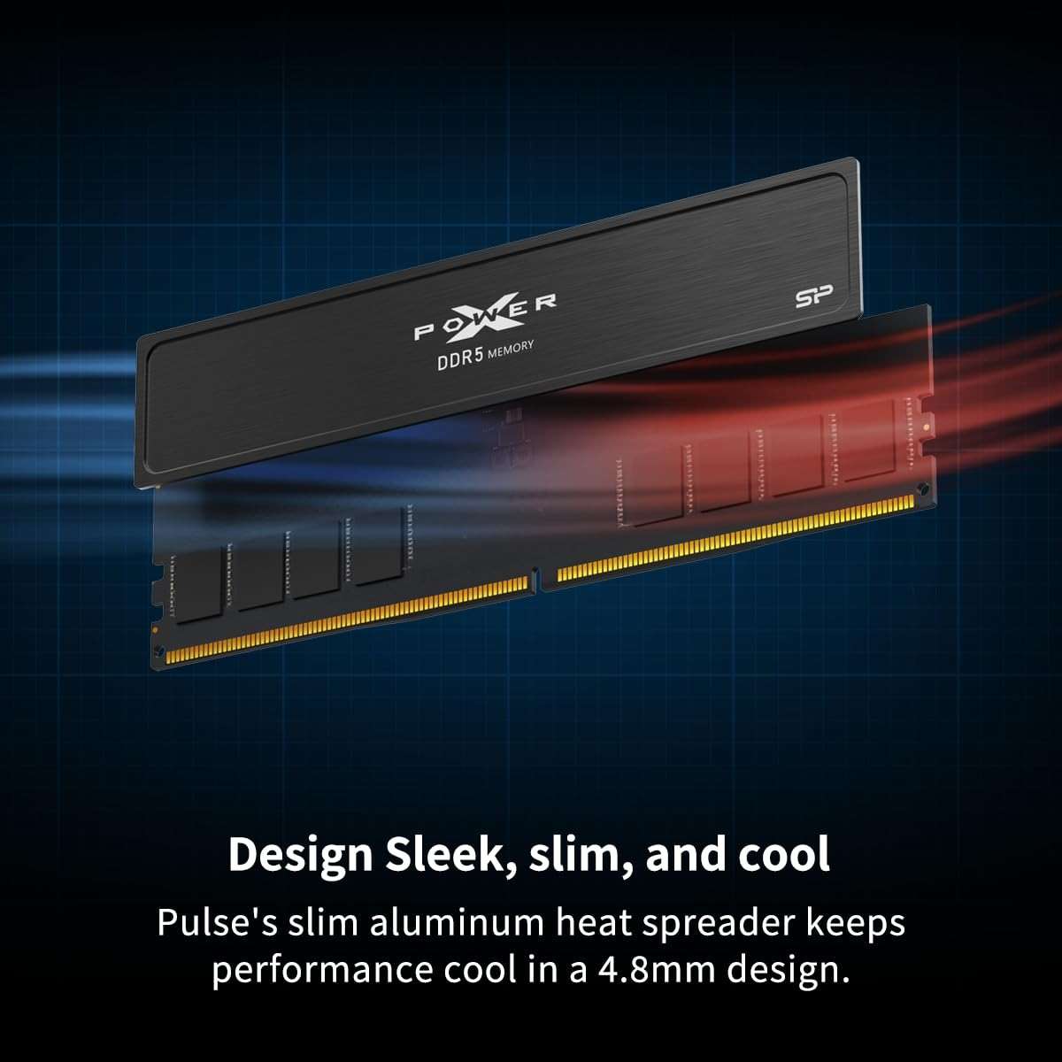 Silicon Power Value Gaming DDR5 32GB (2x16GB) 6000MT/s (PC5-48000) 288-pin CL30 1.35V UDIMM Desktop RAM Computer Memory SP032GXLWU60AFDJ - Image 4