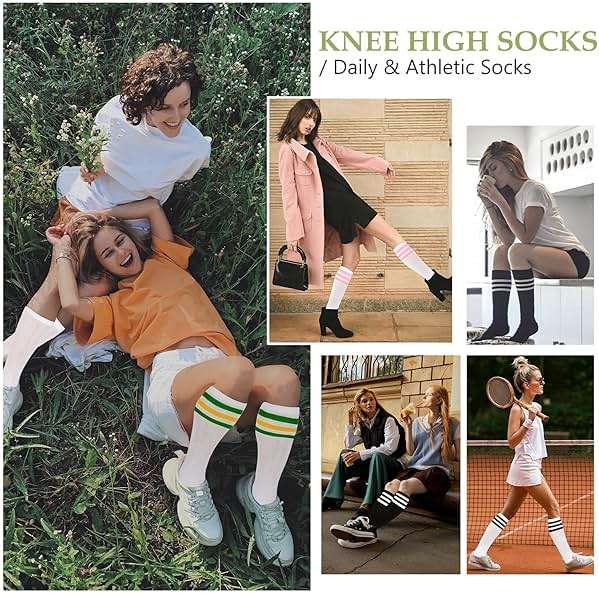 Zando Knee High Socks - Long & Thigh High Socks for Women - Image 8