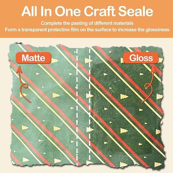 1DFAUL Crafts Sealer Gloss Matte Finish, 400ml All in One Decoupage Glue, Varnish, and Finish, All Purpose Craft Glue for Wood, Paper, Acrylic Paints, Ceramics, Fabrics, Clay - Image 5