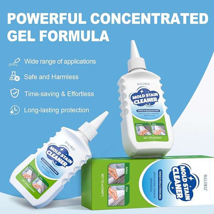 BALORIZ Home Remover Gel, 2 Packs Household Washing Machine Cleaner for Front Loader Washing Machine Seal, Refrigerator Strips, Cleaner For Tiles Grout Bathroom Cleaning Home Kitchen Sink Cleaning - Image 4