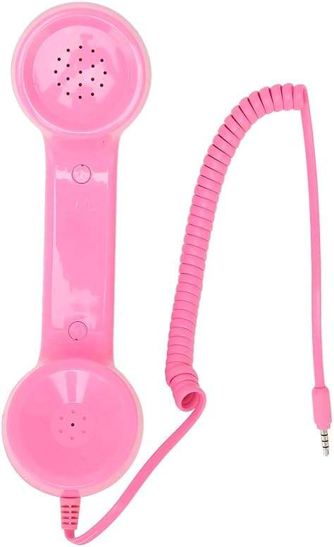 EIMSOAH Vintage Retro Telephone Handset with 3.5mm Jack Old Style Phone Receiver for Mobile Phone Computer Laptop (#1) Old School Phone Headset for Videobooth Teléfonos Analógicos y DECT - Image 5