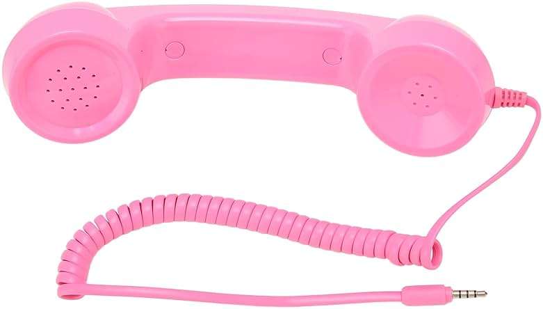 EIMSOAH Vintage Retro Telephone Handset with 3.5mm Jack Old Style Phone Receiver for Mobile Phone Computer Laptop (#1) Old School Phone Headset for Videobooth Teléfonos Analógicos y DECT - Image 7