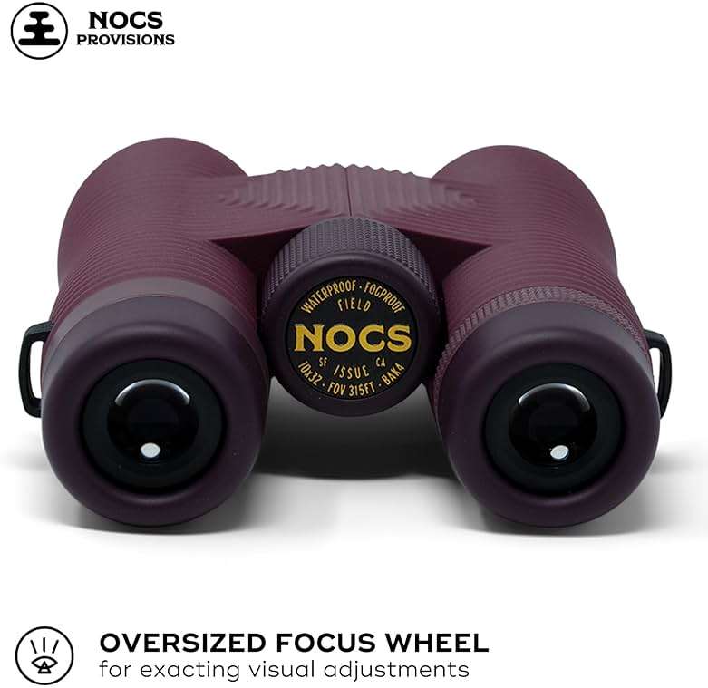 Nocs Provisions Field Issue Compact 10x32 Waterproof Binoculars, Shockproof, Fogproof, 10X Magnification, Bak4 Prism, Multi-Coated Lenses for Adults & Kids, Bird Watching, Hunting & Wildlife Viewing - Image 2