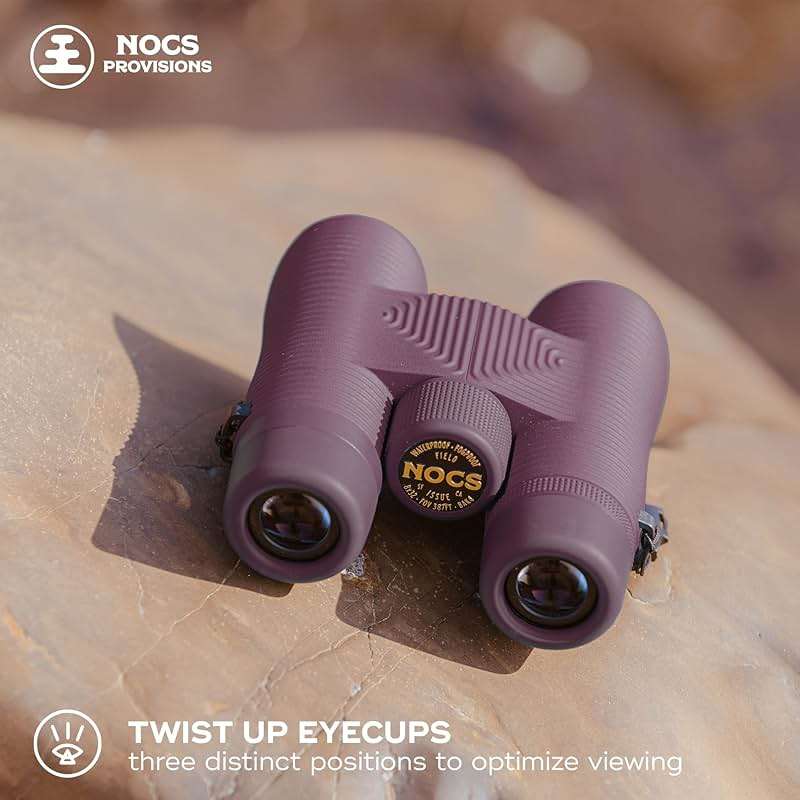 Nocs Provisions Field Issue Compact 10x32 Waterproof Binoculars, Shockproof, Fogproof, 10X Magnification, Bak4 Prism, Multi-Coated Lenses for Adults & Kids, Bird Watching, Hunting & Wildlife Viewing - Image 6