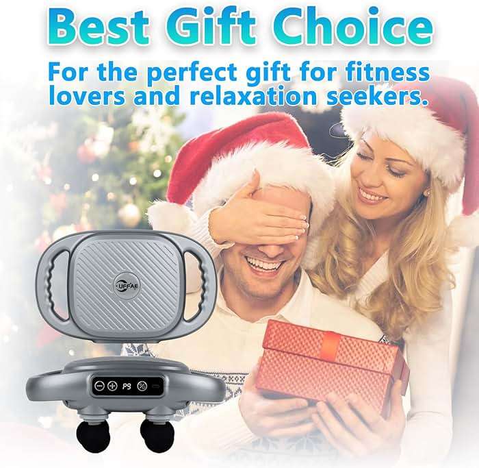 UFFAE 6 Head Massage Gun Deep Tissue with 9 Levels & 9 Modes, Electric Massager Tool for Legs, Arms, Waist, Back, Buttocks - Full Body Muscle Pain Relief, Ideal Gifts for Women, Men, Mom, and Dad - Image 8