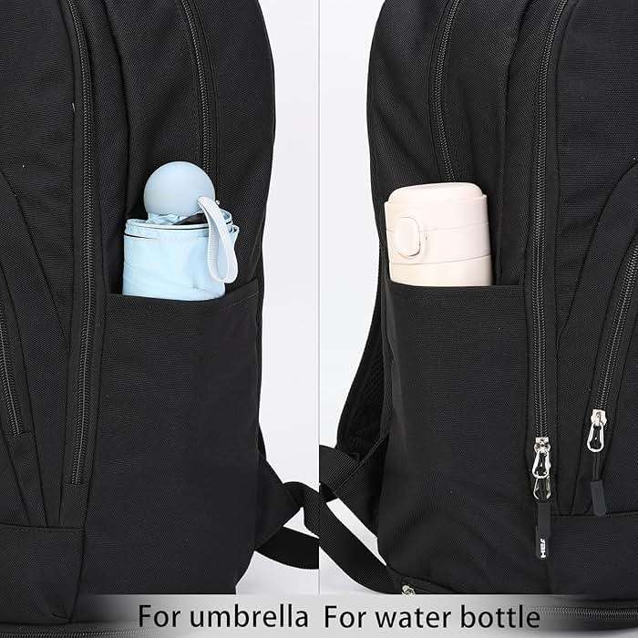 HEAD Waterproof Travel Backpack for Men, Lightweight 15.6 Inch Laptop Backpack with Shoes Compartment, Casual Daypack College Backpacks with 8 Pockets for Overnight/Sports Gym/Work/Fitness - Image 6
