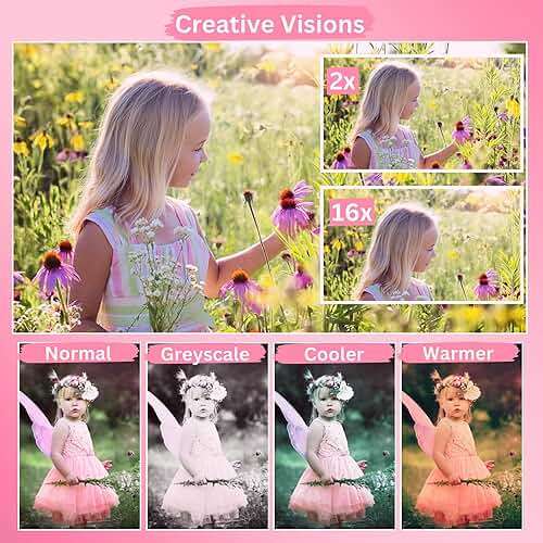 4K Digital Camera - 48MP Photos 32GB SD Card & Lanyard Included - Travel-Friendly, Digital Point and Shoot Camera, Kid-Sized, Small Camera Gift for Kids, Girls, Students & Teens - Image 4