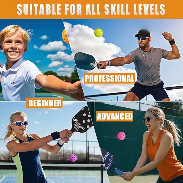 FASIUCHOI 6 Pack Pickle Ball with 40 Holes, Pickleballs High Durability, Outdoor Pickleball Balls with Mesh Bag, Colorful Pickle Balls with Superb Visibility, Consistent Bounce and Stable Flight - Image 7