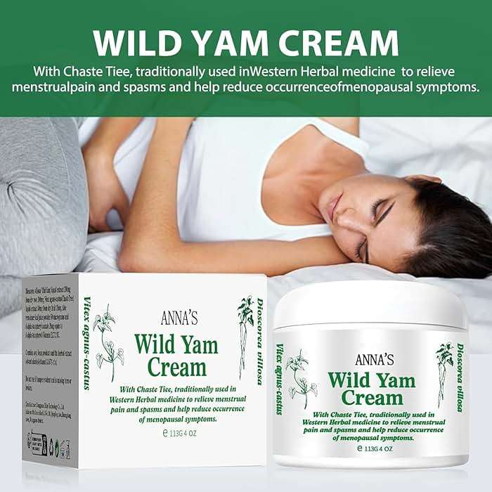 Anna's Wild Yam Cream, Wild Yam Cream Organic for Hormone Balance,Promoting Perimenopause & Menopause Support for All Skin Types - Image 2