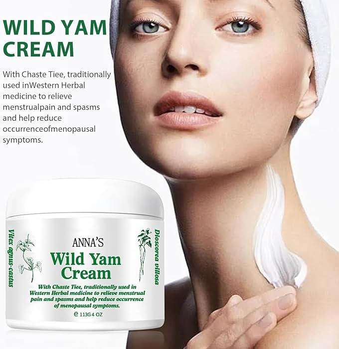Anna's Wild Yam Cream, Wild Yam Cream Organic for Hormone Balance,Promoting Perimenopause & Menopause Support for All Skin Types - Image 3