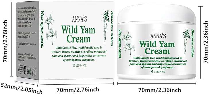 Anna's Wild Yam Cream, Wild Yam Cream Organic for Hormone Balance,Promoting Perimenopause & Menopause Support for All Skin Types - Image 6