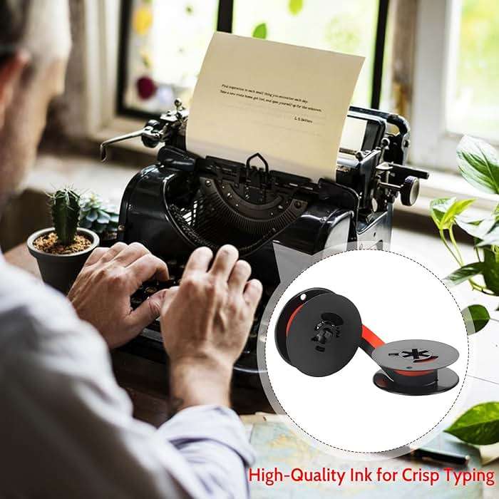 Universal Typewriter Ribbon Twin Spool Vintage Typewriters Ribbon Replacement Compatible with Most Typewriter - Image 4