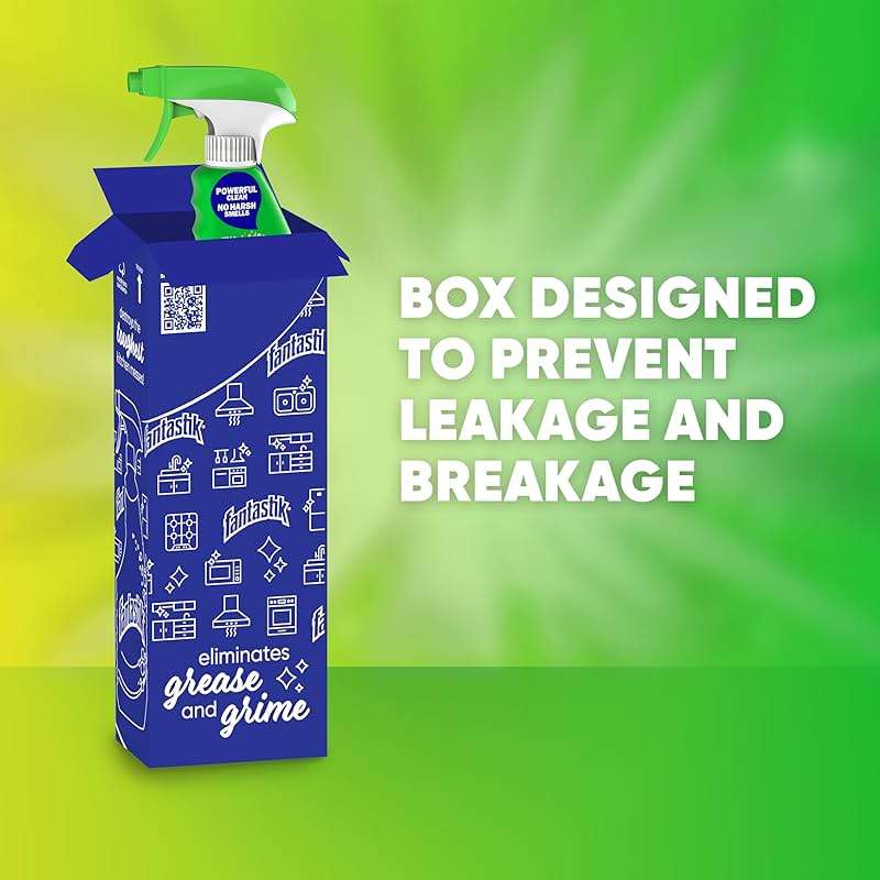 Fantastik All Purpose Cleaner, Multipurpose Surface Cleaner & Kitchen Grease Removal, Packaging Designed to Prevent Leakage and Breakage, Fresh Scent, 32 Fl Oz - Image 2