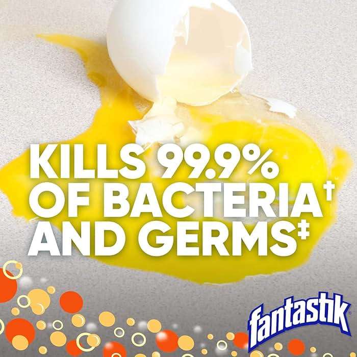 Fantastik All Purpose Cleaner, Multipurpose Surface Cleaner & Kitchen Grease Removal, Packaging Designed to Prevent Leakage and Breakage, Fresh Scent, 32 Fl Oz - Image 6