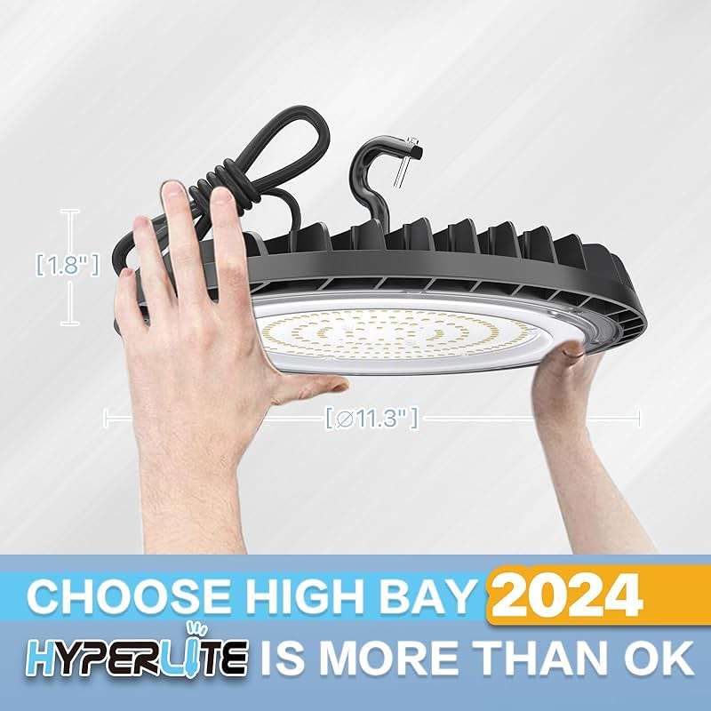 HYPERLITE high Bay led Lights: 250W led high Bay Lights for Industrial and Commercial Lighting - Image 2
