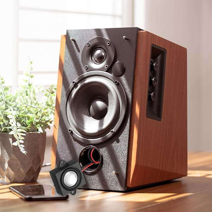 uxcell 1Pcs 3 Watt 4 Ohm Single Mini Speaker Full-Range Mobile Portable Advertising Machine Speaker Connector Separating Interface for Small Electronic Projects - Image 5