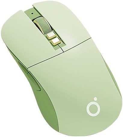 TISHLED Wireless Gaming Mouse Tri-Mode 2.4GHz/Bluetooth 5.0/Wired USB-C 5-Level DPI Rechargeable Ergonomic Silent Optical Mice for iMac/MacBook/Computer/Laptop, Matcha Green - Product Image