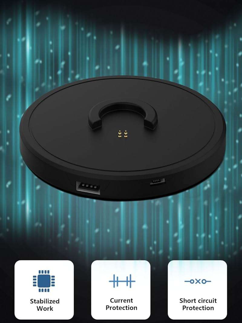 Mjwbxseh Charging Cradle Compatible with Bose Soundlink Revolve, Charger Cradle Dock Cable Compatible with Bose Soundlink Revolve+ (Series II), Base SoundLink Revolve Portable Speaker - Image 4