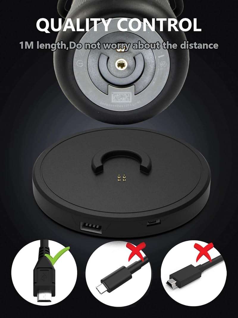 Mjwbxseh Charging Cradle Compatible with Bose Soundlink Revolve, Charger Cradle Dock Cable Compatible with Bose Soundlink Revolve+ (Series II), Base SoundLink Revolve Portable Speaker - Image 7